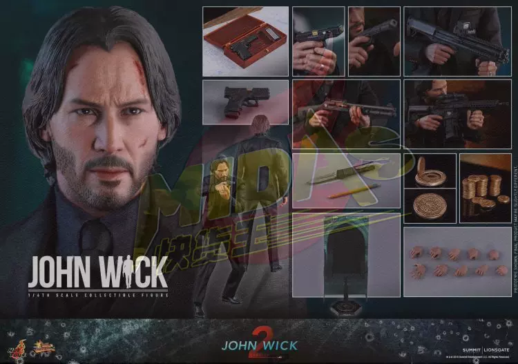 ホットトイズ 1/6 コンセクエンス ジョン・ウィック ボーナスパーツ付き ムービー・マスターピース】『ジョン・ウィック：コンセクエンス』1/6