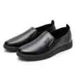 [Đế cao su] Giày da nam thông thường màu đen thoáng khí, chống thấm nước, chống trượt, chống dầu, giày đầu bếp, giày công sở 