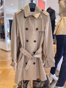 
Direct mail from the United States Coach long windbreaker double breasted women's boutique women's clothing short windbreaker casual