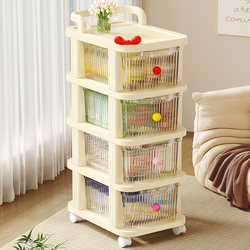 Stroller Storage Rack Floor-Standing Drawer-Type Snack Rack Household Multi-Layer Baby Storage Toy Sundry Storage Cabinet
