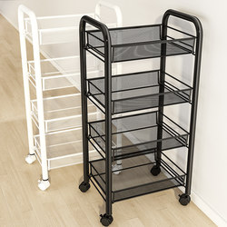 Kitchen Storage Rack, Household Storage Shelf, Floor-Standing Multi-Layer Organizer, Small Trolley, Multifunctional Vegetable Basket
