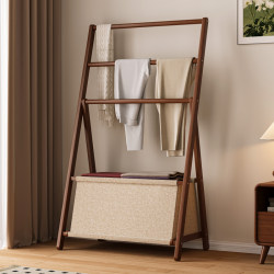 Clothes Rack for Bedroom, Floor-Standing, Space-Saving Coat Rack, Room Clothes Rack, Bedside Clothes Storage Solution