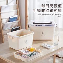 Sun Xiaomei's Large Family-Sized Medicine Box, Medicine Case, Medicine Bag, Storage Box, Large-Capacity Medicine Storage Box