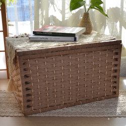 Thick skeleton encrypted woven large size storage box