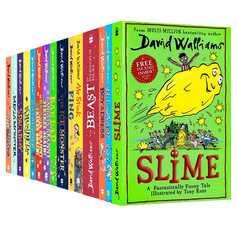 大卫威廉姆斯小说系列英文原版David Walliams 神奇的史莱姆/钱堆