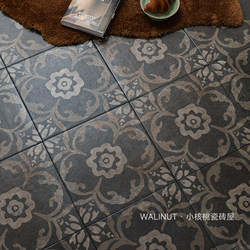 Medieval Style Retro Antique Tiles Commercial Space Bathroom Toilet Cafe Restaurant Square Tiles Floor Tiles Ceramic Tiles