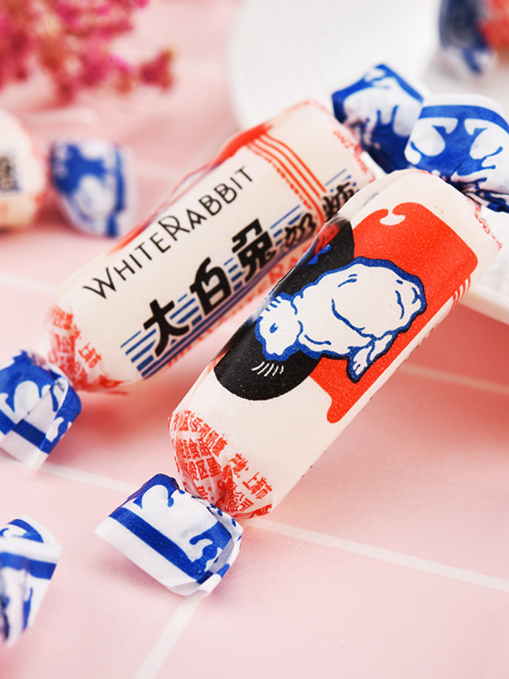 大白兔奶糖2500g整箱冠生园牛奶糖