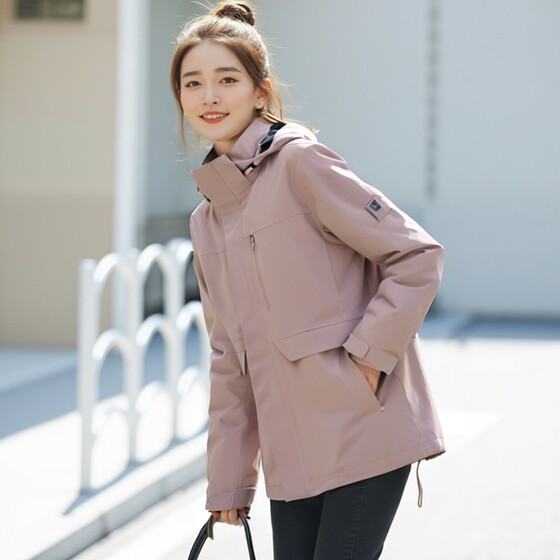 
China Li Ning 2025 Autumn New Genuine Women's Simple Casual Versatile Hooded Jacket AFDT750