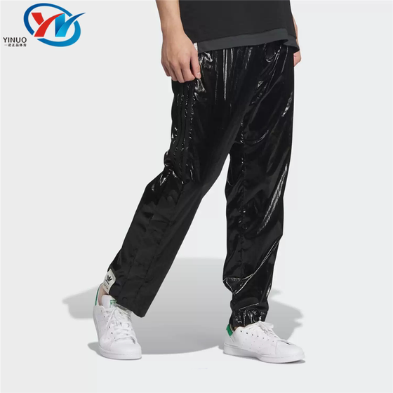 
Adidas/Adidas clover same style striped vent straight sports leather pants for men and women IY9516