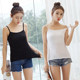 Modal camisole women's short black and white slim bottoming shirt with sexy fashionable slimming top