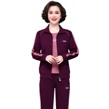 New leisure sportswear set women spring and autumn three sets
