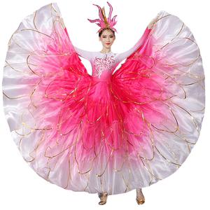 
New style female atmosphere opening dance large swing skirt dance costume performance costume modern ethnic singing accompaniment stage long skirt