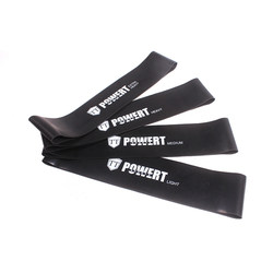 Tengtai Mini Black Resistance Band Fitness Elastic Band Comprehensive Strength Training Hip Circle Track and Field Stretching