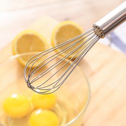 Stainless Steel Egg Beater Mini Manual Egg Beater Cream Blender Kitchen Gadget Beating Eggs Baking Beating Eggs