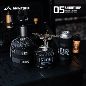 
Shanqu Outdoor 05 Series Tactical Blackening Gas Tank Protective Crash Camping Decoration Storage Case Card Type Gas Tank Cover