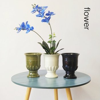 
Nordic ins style ceramic vase decoration living room flower arrangement light luxury high-end butterfly orchid flower vessel dining table home