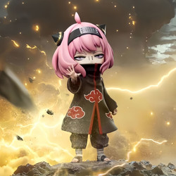 Anya Cos Payne Naruto Trendy Toy Model Gk Anime Figure Statue Ornament