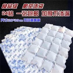 Self-Absorbing Water Ice Pack for Express Delivery, Single-Use Frozen Cooling Pack, No Water Needed, 24-Grid Aviation Ice Pack