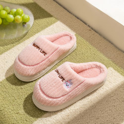 Spot cotton slippers for women's home autumn and winter indoor warm home shoes couples slippers men's winter home shoes
