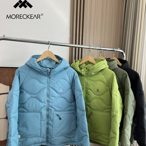 
Outdoor function! Couple style for men and women! Foreign trade men's autumn and winter thickened warm waterproof hooded cotton jacket trendy