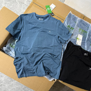 
Order from Dubai! 3 seconds sweat absorption + 3M reflective! Laser perforated foreign trade short-sleeved men's summer sports outdoor T-shirt