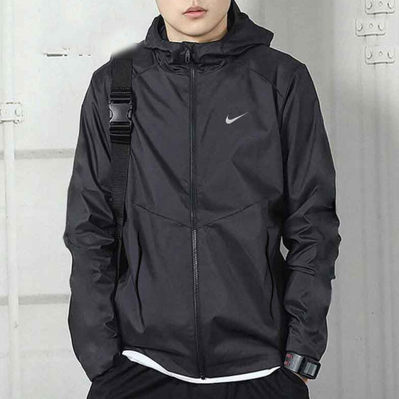 
Nike Nike Quick Dry Jacket Men's 2025 Summer New Sportswear Top Hooded Casual Windbreaker Jacket