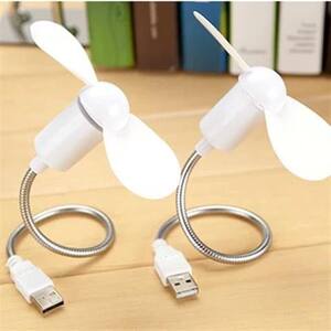 Mini snake-shaped small fan computer laptop USB mobile power fan desktop fan fan silent
