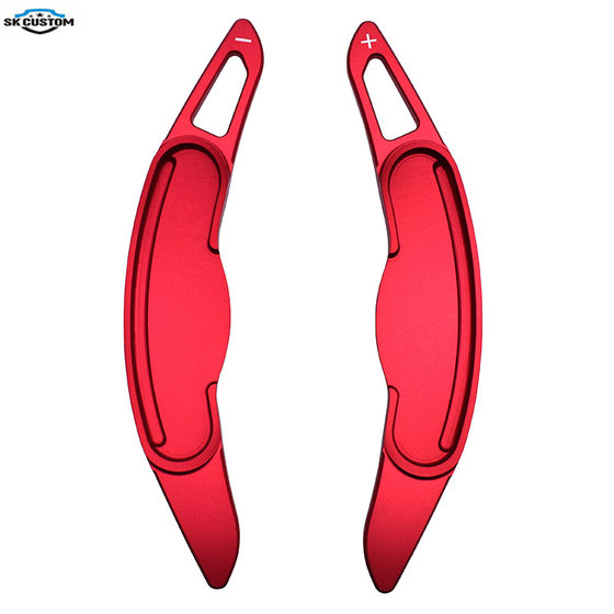 
Suitable for BMW miniCooperSJCWF54F55F56 aluminum alloy steering wheel shift paddles car blue