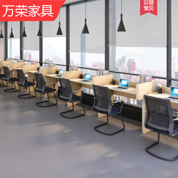 Self-Study Room Closed Study Tables and Chairs University Postgraduate Entrance Examination Grids Room Shared Immersive Partition Tutoring Popular Desk
