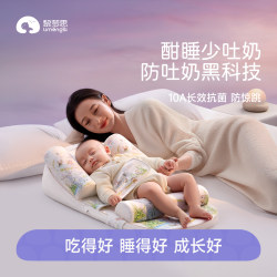 Slope Pillow for Infants to Prevent Spitting Up, Baby Sleeping Aid, Slope Cushion, Bed-In-Bed Two-In-One, Newborn Feeding, Anti-Flatulence