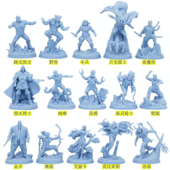 
KS Unlocks Crowdfunding 1 Limited Hero Zombie Universe Marvel Endless Killing Board Game Model Moonlight Ghost Rider