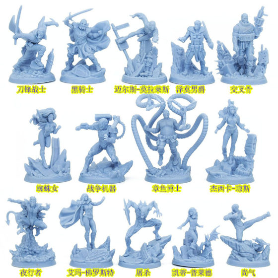 
KS2 Unlocks Crowdfunding Limited Hero Zombie Universe Marvel Endless Killing Board Game Model Doctor Octopus Shang-Chi