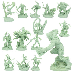 
KS Unlocks Crowdfunding Limited 1 Zombie Universe Marvel Endless Killing Board Game Model Daredevil Moon Knight