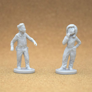 E3 library anime cartoon character board game model men and women
