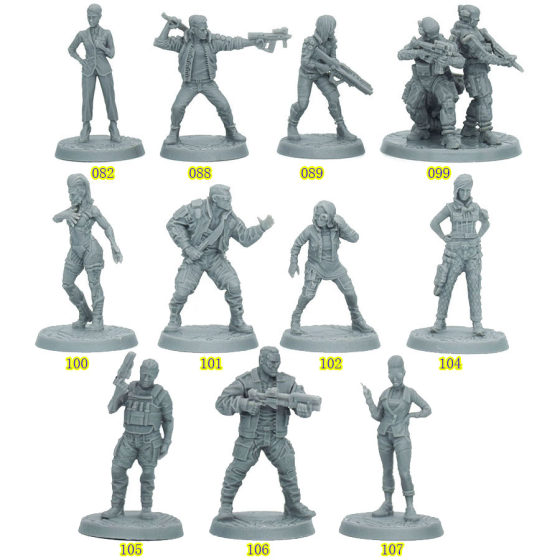 Cyberpunk 2077 Night City Board Game Expanded Character Model Edgewalker The Middle 082-107