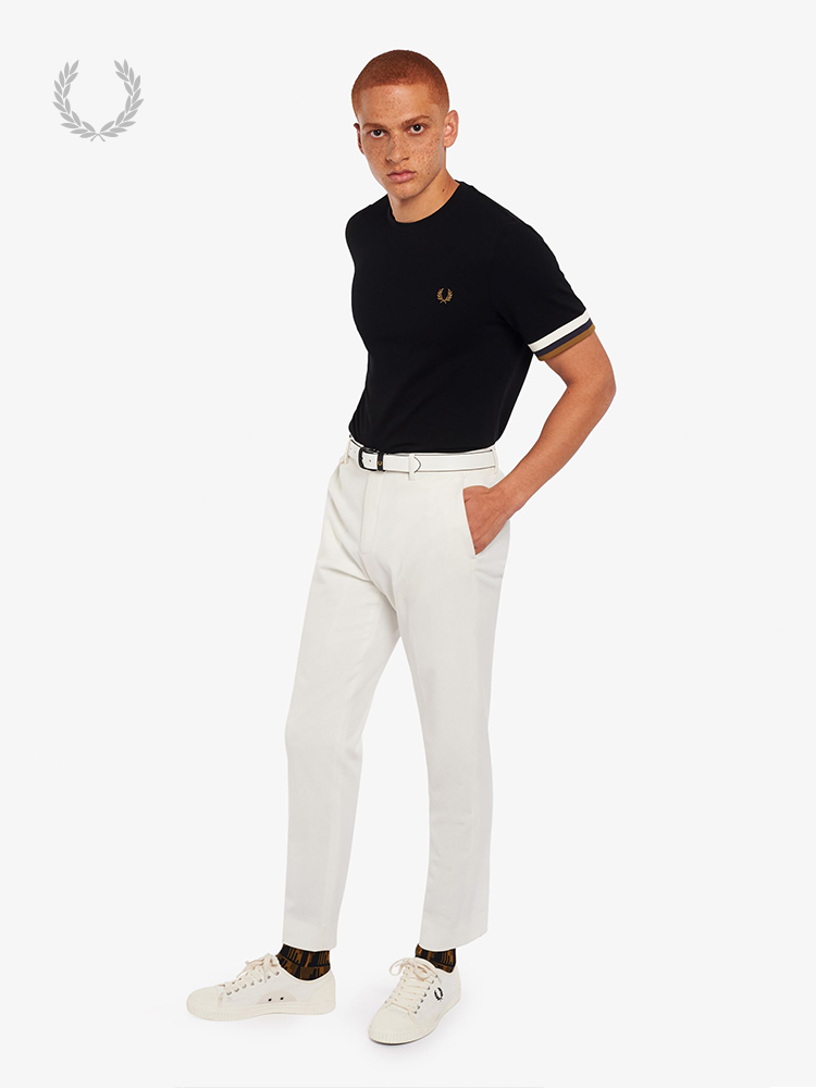 Fred Perry 佛莱德·派瑞 23年夏季款 纯棉 男式短袖T恤 M3594 双重优惠折后￥345.4包邮