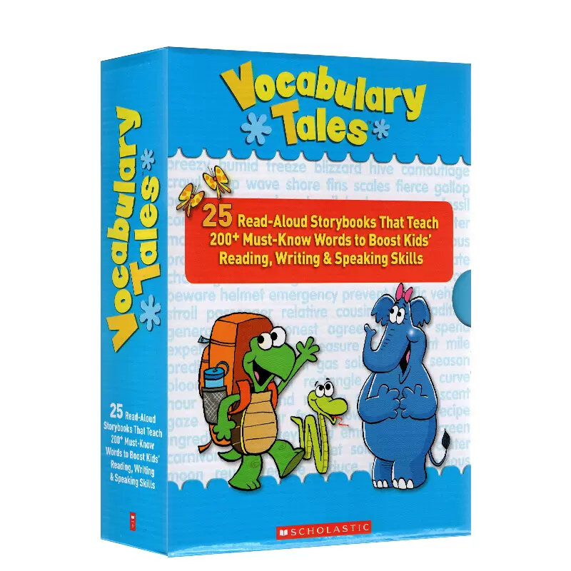 英文原版Scholastic Vocabulary Tales 學樂單詞彙學習25冊朗讀