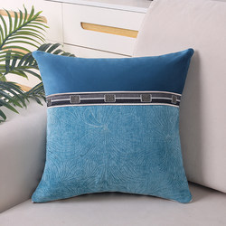 Nordic Style Removable and Washable Cushion Pillow, Square Headboard Pillow for Living Room Sofa, Pillowcase Without Insert, Car Office Lumbar Support