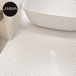 French-Style Cream-Colored Bathroom Tiles, Vintage Hand-Painted Line Pattern Tiles, Kitchen Balcony Swallow Wall Tiles, Non-Slip Floor Tiles