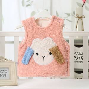 
Baby vest autumn and winter pure cotton thickened quilted vest for men and women baby vest newborn 2020 new style 0-1 years old