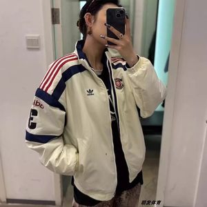 
Adidas/Clover Jacket Men's 2025 Winter New Warm Reversible Sports Cotton Clothes KC0094