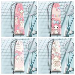 Melody High-Quality Children's Single-Shoulder Badminton Bag for Elementary School Students, Simple Drawstring Bag for Storing Sports Equipment