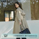 CIRCLOFY, high-end, simple and deconstructed, casual and versatile mid-length windbreaker jacket jacket