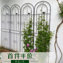 Clematis Climbing Trellis Rose Planting Garden Fence Outdoor Flower Stand Support Pole Iron Plant Climbing Frame