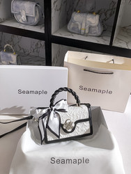 Bags for Women 2025 New Style High-End Light Luxury Small Square Bag Niche Design Genuine Leather Handbag Small Chanel-Style Crossbody Bag