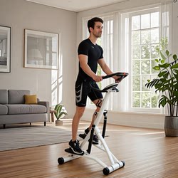 Adjustable Resistance Stair Climber Indoor Home Climbing Exercise Fitness Equipment Foldable Climbing Machine for Weight Loss and In-Situ Running