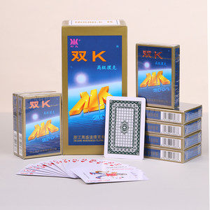 
1 million pairs of Wanshengda double K poker brothers fishing Dunhuang whole box of Park Ke genuine products so small smiles and grand batches