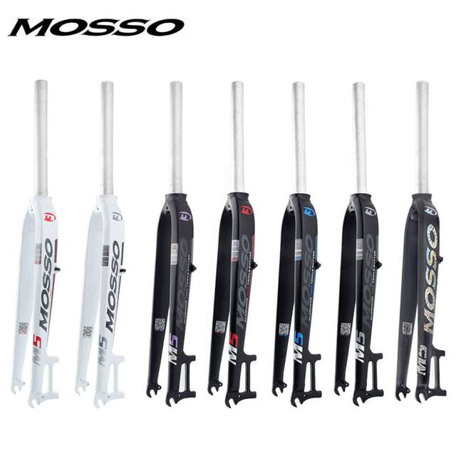 New MOSSO ultra-light hard fork M6 M3 M5 26 27.5 29-inch pure disc V brake mountain bike front fork A-pillar