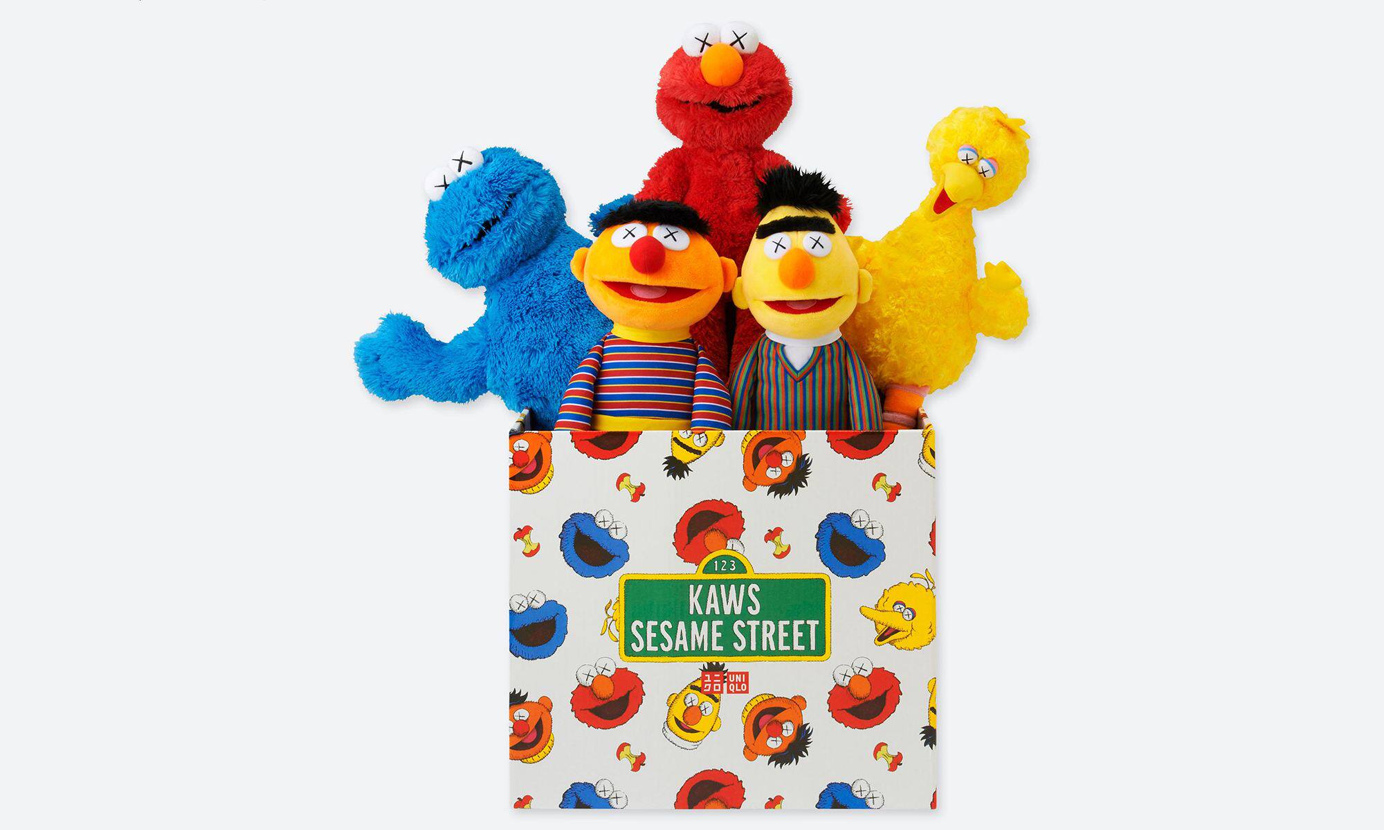 kawsx芝麻街联名款优衣库终于发售