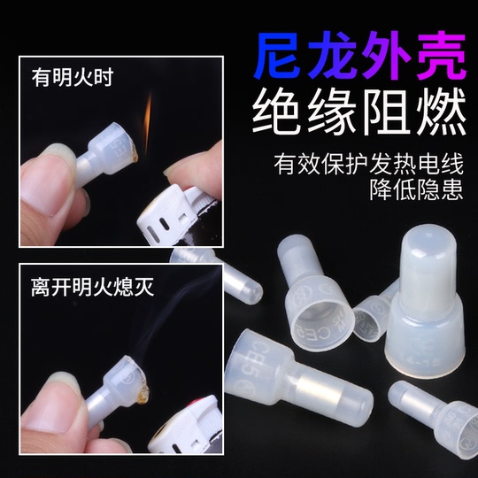 250 Terminali A Cappuccio Chiuso Per Crimpatura - Nylon Ignifugo - Per Cavi 0.5-6mm² - Set Misto CE1/CE2/CE5 - Foto 3